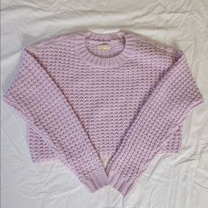 Cropped sweater